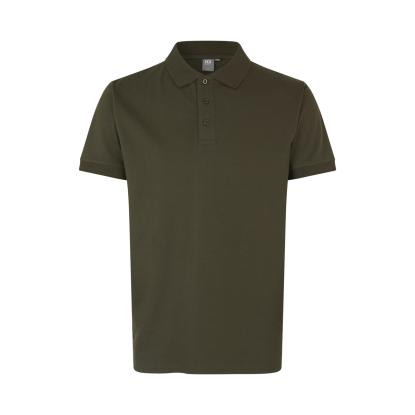 ID 0525 poloshirt med stretch, oliven
