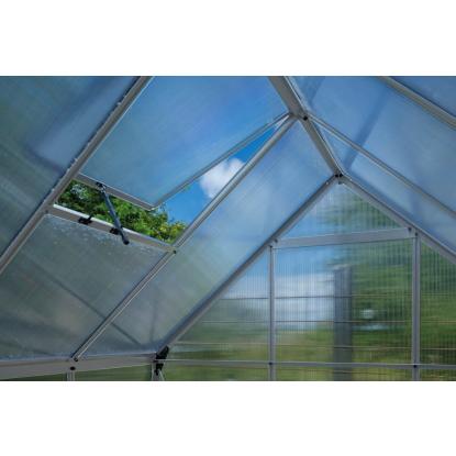 Halls Icon 6 drivhus 3,7 m², alu, 4 mm poly