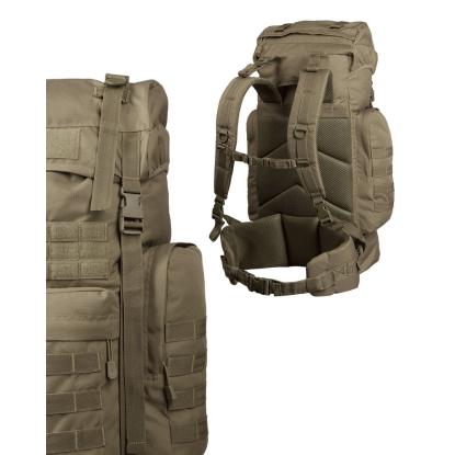 Mil-Tec Gen II vandrerygsæk, olivengrøn - 65 liter
