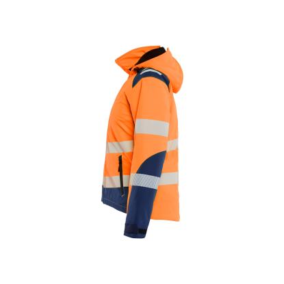 Blåkläder 4401 dame high vis letforet vinter softshelljakke, hi-vis orange/marineblå