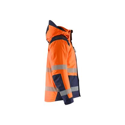 Blåkläder 4455 high vis vinterjakke, hi-vis orange/marineblå