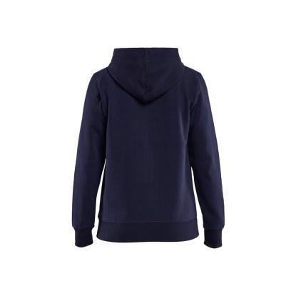 Blåkläder 3395 dame hættetrøje full zip, marineblå