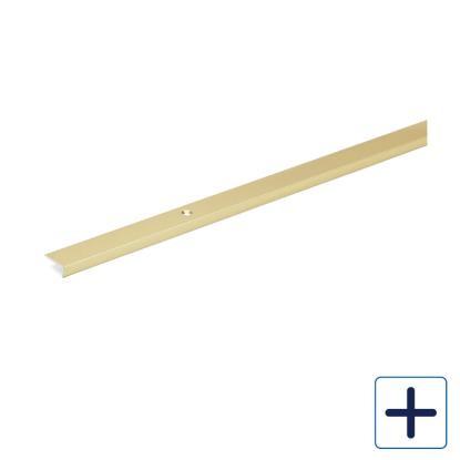 Habo A46 kantliste med skruehuller, messing