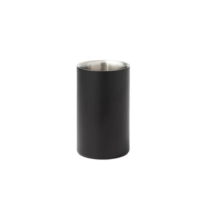 Steel-Function vinkøler, rustfrit stål, sort