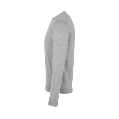 Seven Seas S650 The knit pullover med rund hals, lys grå melange