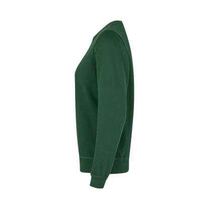 ID 0683 sweatshirt, økologisk, dame, flaskegrøn