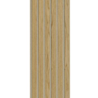 I-Wood Medio+ Original akustikpanel, klar olieret, beige filt og lys kerne, egefiner, 16 x 300 mm