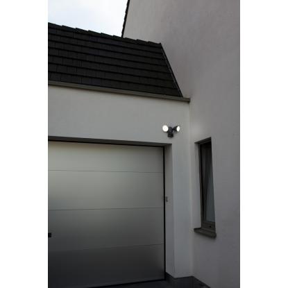 LUTEC connect DRACO udendørs LED væglampe med kamera og sensor, IP44, sort