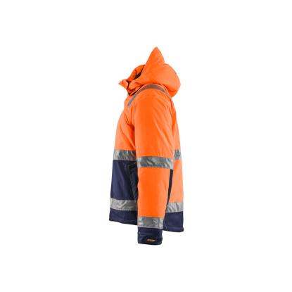 Blåkläder 4870 high vis vinterjakke, hi-vis orange/marineblå