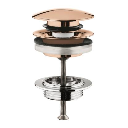 GROHE push-open bundventil, 1 1/4", Ø64 mm, warm sunset kobber