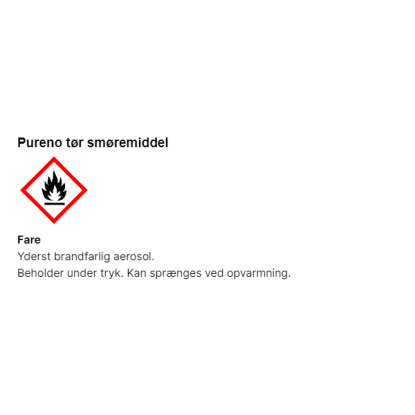 Pureno tør smøremiddel CA-248 - 500 ml