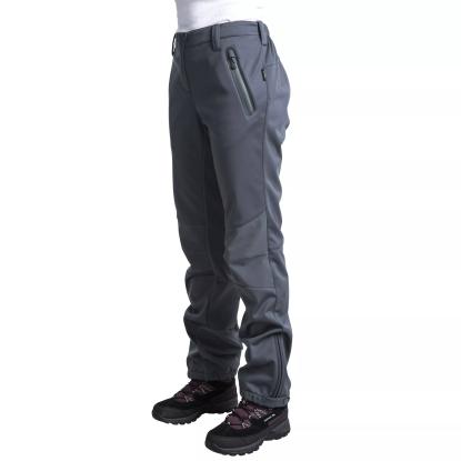 DLX SOLA softshell vandrebukser, vandtætte, dame, grå