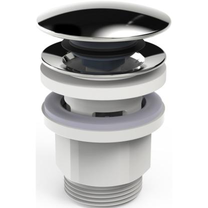 Oras komplet push-open bundventil, 1 1/4", Ø66,5 mm, krom