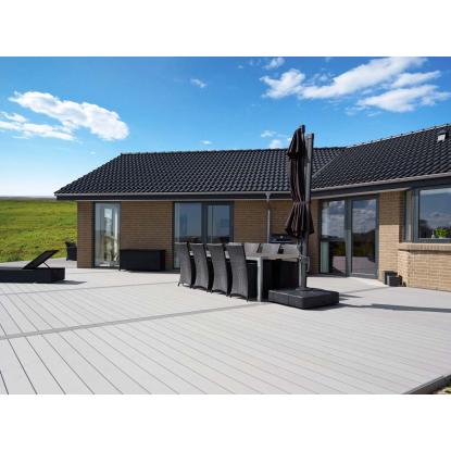 Wimex Fur Classic terrassebræt, 23 x 146 x 3600 mm, grå