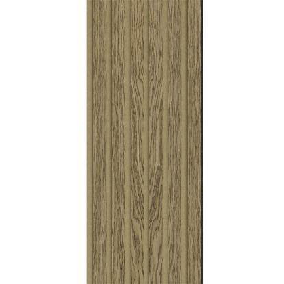 I-Wood Medio+ Original akustikpanel, mørkebrun olieret, brun filt og sort kerne, egefiner, 17 x 300 mm