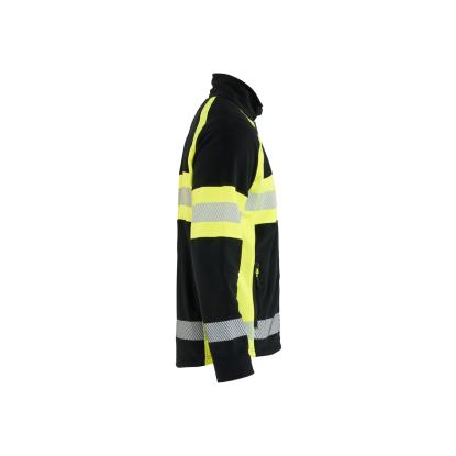 Blåkläder 4713 microfleece jakke, sort/hi-vis gul