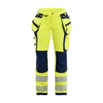 Blåkläder 7197 dame high vis buks 4-vejs stretch, hi-vis gul/marineblå