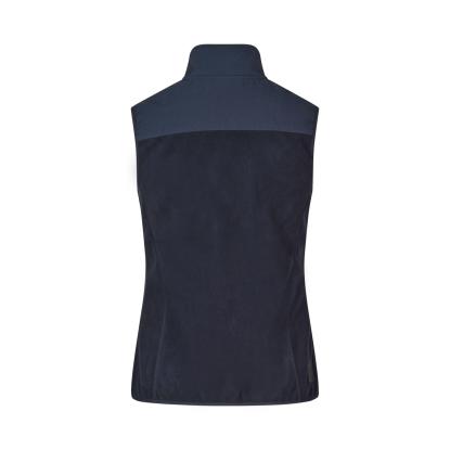 ID 0747 Bonded fleecevest, dame, navy