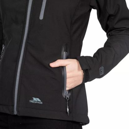 Trespass BELA II softshelljakke, dame, sort