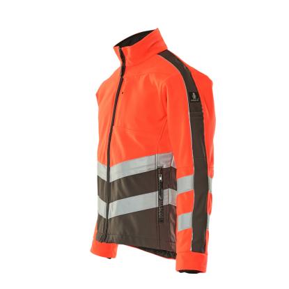 MASCOT SAFE SUPREME Sheffield fleecejakke, hi-vis rød/mørk antracit