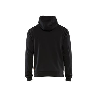 Blåkläder 3463 hybrid sweatshirt, sort/hi-vis gul