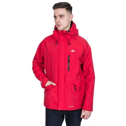 Trespass CORVO JACKET vindtæt regnjakke, herre, rød
