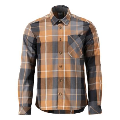 MASCOT CUSTOMIZED flannel skjorte, nøddebrun ternet