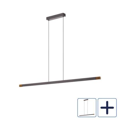 EGLO LISCIANA LED langbordspendel, dæmpbar, grå