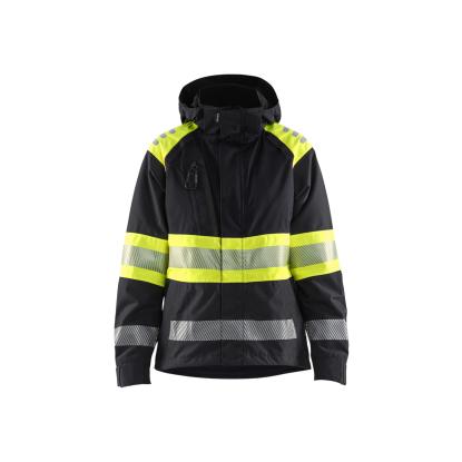Blåkläder 4430 dame high vis skaljakke, sort/hi-vis gul