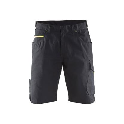 Blåkläder 1499 serviceshorts, sort/hi-vis gul