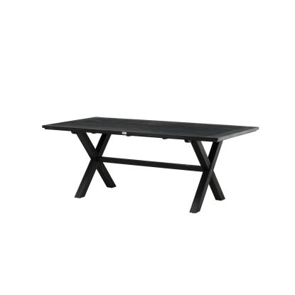 Venture Design Rives havebord, sort, 100 x 200 cm
