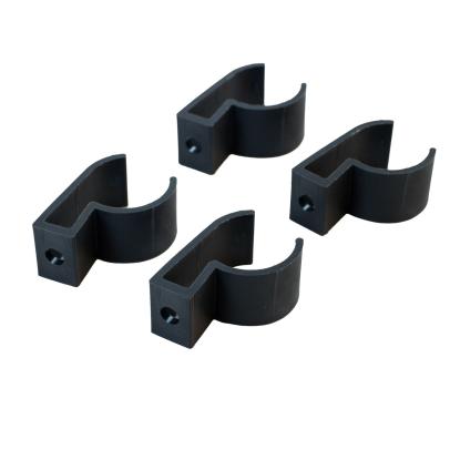 Halls nedløbsrør til Universal/Magnum drivhus, plast, sort - 1 stk.