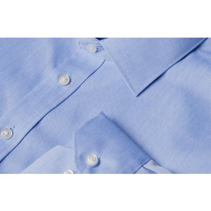 Seven Seas SS30 Fine Twill skjorte, slim, lys blå