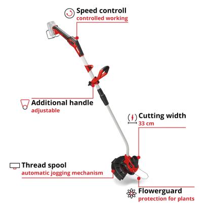 Einhell GE-CT 18/33 Li E-Solo akku græstrimmer, uden batteri og lader