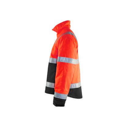 Blåkläder 4862 high vis vinterjakke, hi-vis rød/sort