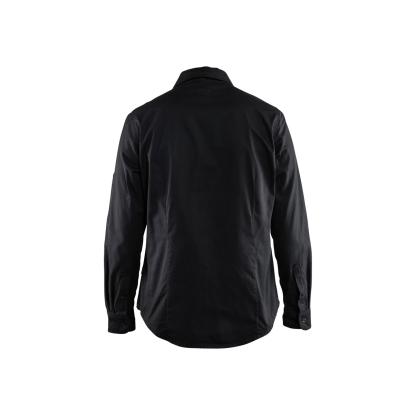 Blåkläder 3208 dame twill skjorte, sort