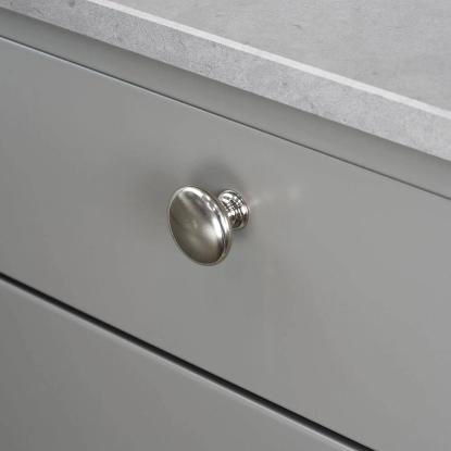 Beslag Design 24226 knop, Ø35 mm, forniklet
