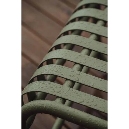 Varax loungebænk, aluminium, grøn
