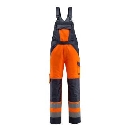 MASCOT SAFE LIGHT Gosford overall med knælommer, hi-vis orange/mørk marine