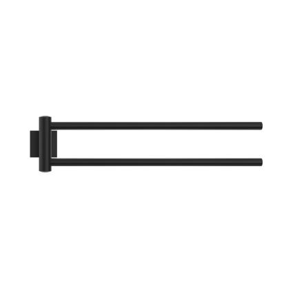 House Rio svingbar håndklædestang, mat sort, 39 cm
