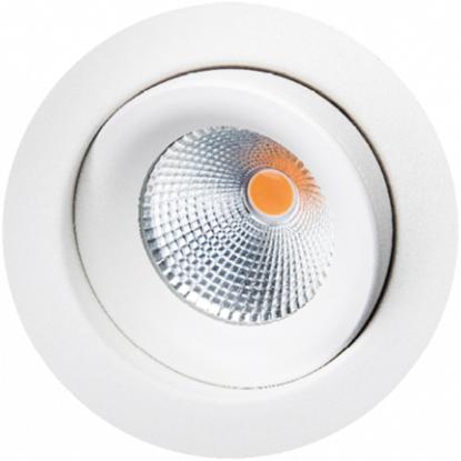 SG Armaturen Junistar IsoSafe DimtoWarm LED indbygningsspot, 6W, IP44, hvid