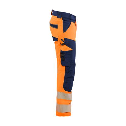 Blåkläder 1124 high vis buks 4-vejs stretch, hi-vis orange/marineblå