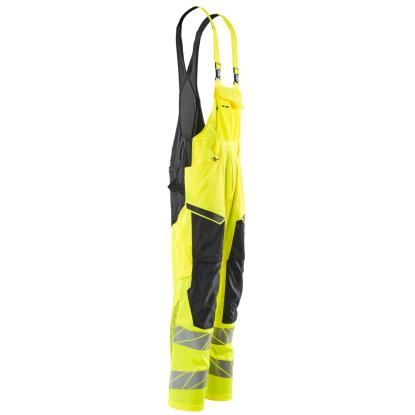 MASCOT ACCELERATE SAFE overall med knælommer, hi-vis gul/sort