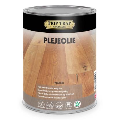 Trip Trap plejeolie, oliebaseret, natur - 1 liter