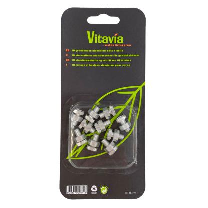 Vitavia bolte og møtrik - 10 stk.