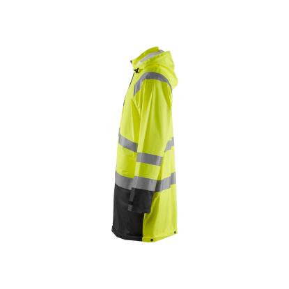 Blåkläder 4324 high vis regnjakke level 1, hi-vis gul/sort