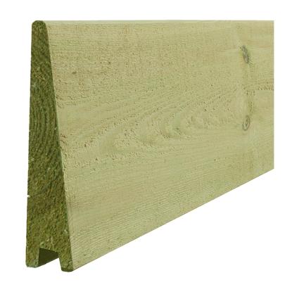 Frøslev FT systemhegn, profil 2258,  dobbeltsidet klink, 32 x 150 x 1800 mm, grøn trykimprægneret fyr