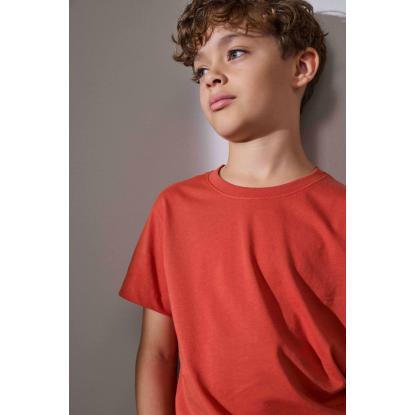 ID 40552 økologisk T-shirt, børn, koral