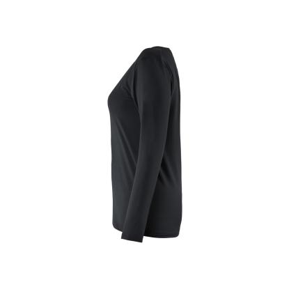 Blåkläder 3427 dame UV t-shirt lang ærme, sort