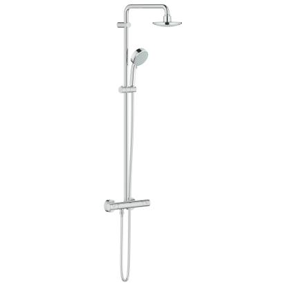 GROHE New Tempesta Cosmopolitan brusesystem med termostat, håndbruser og 160 mm hovedbruser, krom